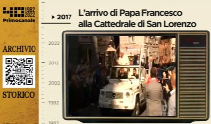 Dall'archivio storico di Primocanale, 2017: Papa Francesco a San Lorenzo
